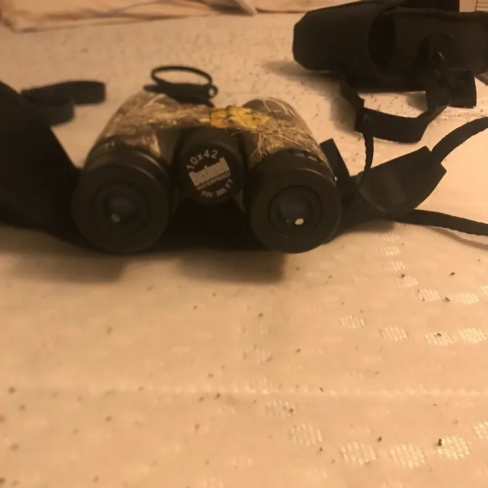 Bushnell Powerview Binoculars, 10 x 42mm Roof Prism, Realtree Camo 254610CL